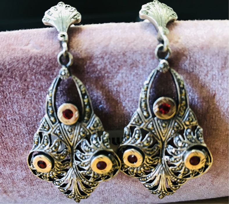 Brincos em Prata e Pedras - Rainha do Minho