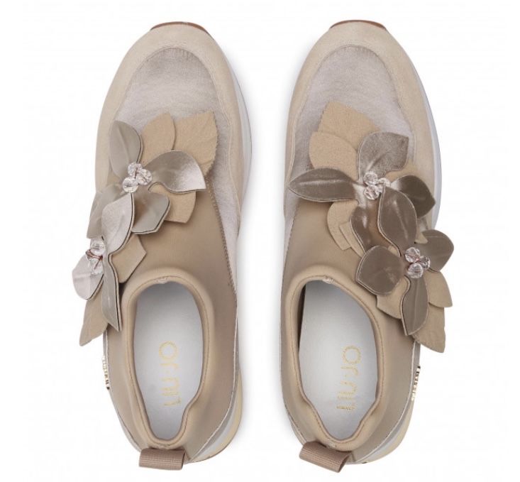 Sneakersy Liu Jo zamszowe beżowe 41