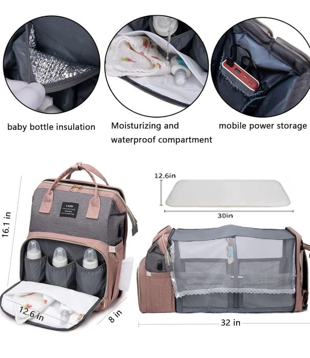 Mochila de maternidade com cama NOVA