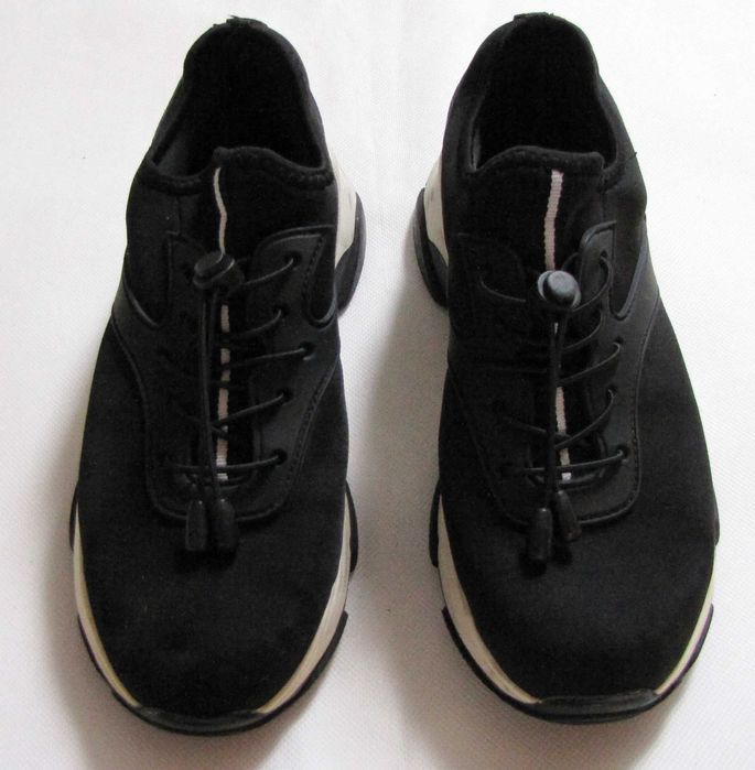 Czarne sneakersy damskie 40