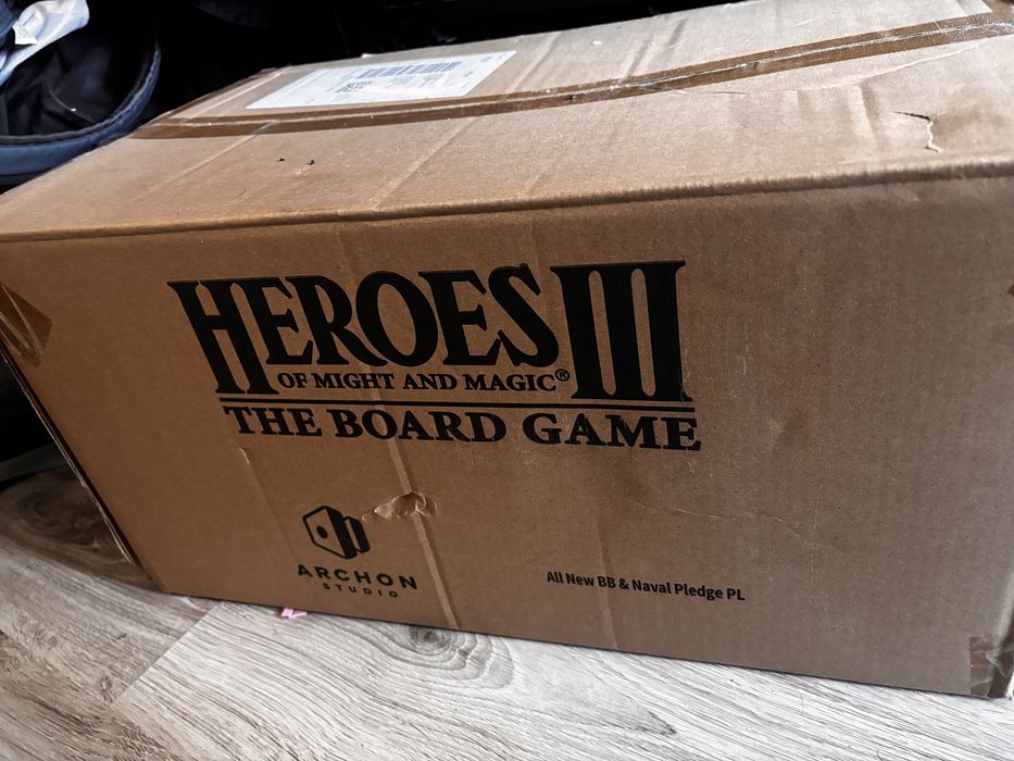 Heroes III The Board Game 2x Big Box wszystkie dodatki