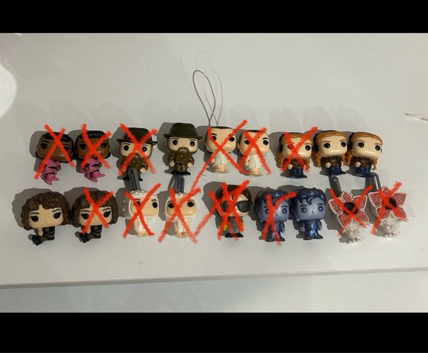 Фігурки Дивні дива Хопер, Ненсі, Стів, Макс