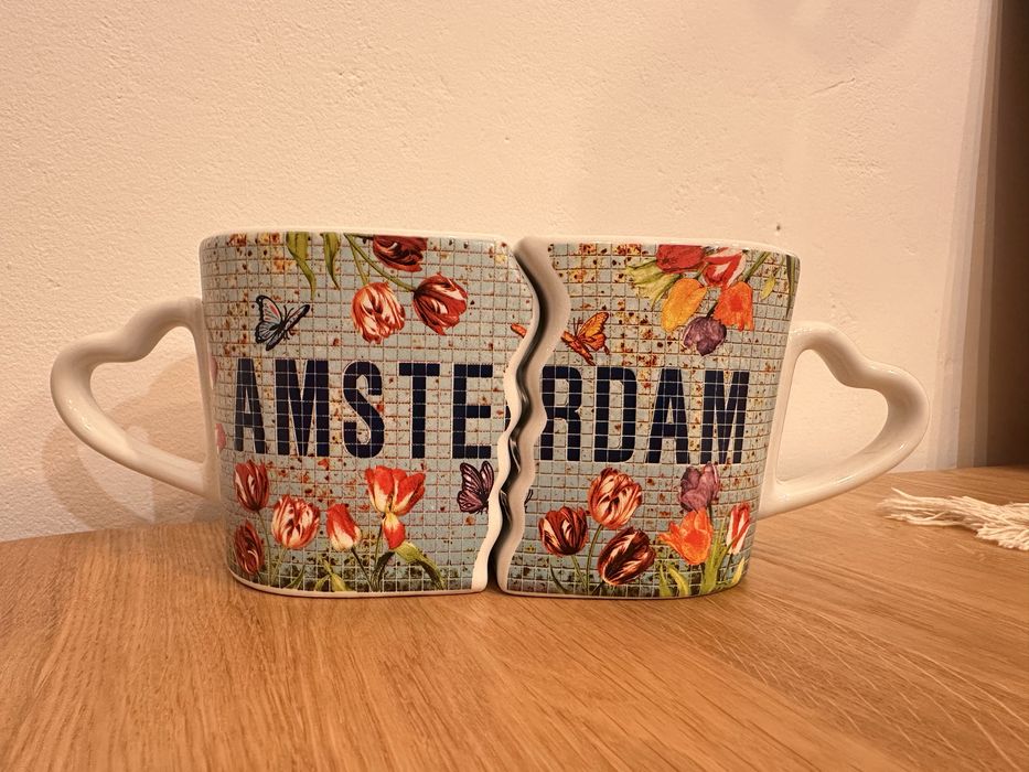 Kubki/ kubek z napisem Amsterdam