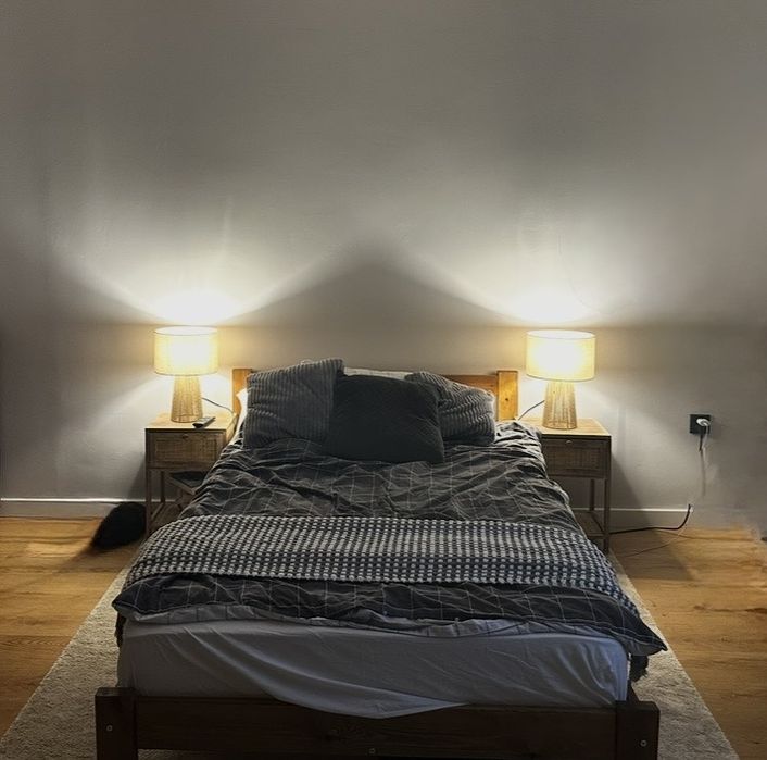 Komplet szafki nocne + lampy BOHO