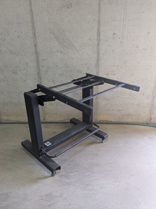 Mesa de trabalho de altura regulável, melhor oferta.