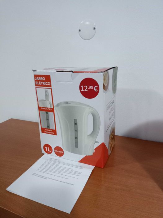 Jarro Elétrico 1 Litro Novo (apenas 1 utilização)