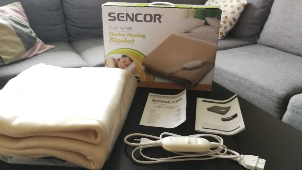 Koc/prześcieradło elektryczne SENCOR SUB 181 BE - pomysł na prezent