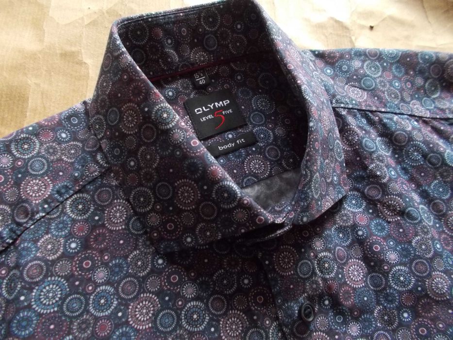 -M- OLYMP LEVEL 5 Designerska KOSZULA Męska M 40 cm Germany