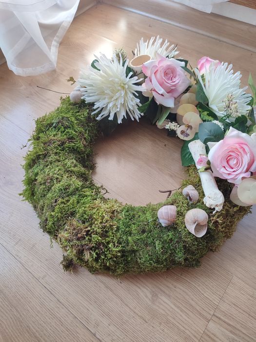 Zestaw na cmentarz  w stylu naturalnym