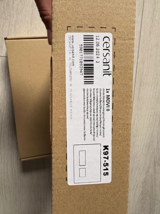 Przycisk spłukujący (2x) Cersanit MOVI II chrom błysk