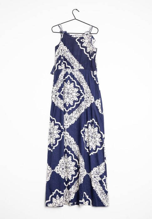 Длинное платье сарафан Tommy Hilfiger denim коттон