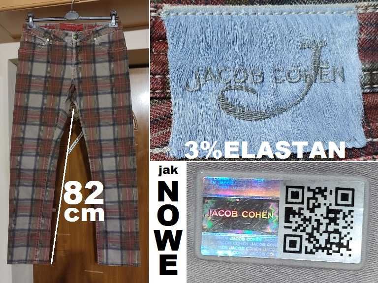 spodnie jeans JACOB COHEN W32 L32 pas 82 83 84 - 85 86 j. NOWE