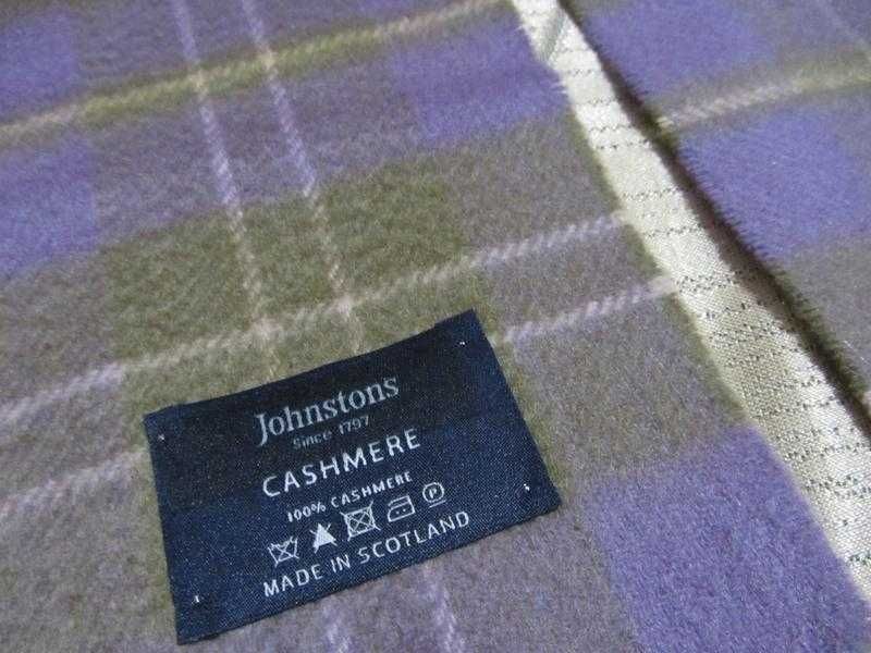 Johnstons Cashmere Scotland кашеміровий шарф 100% кашемір
