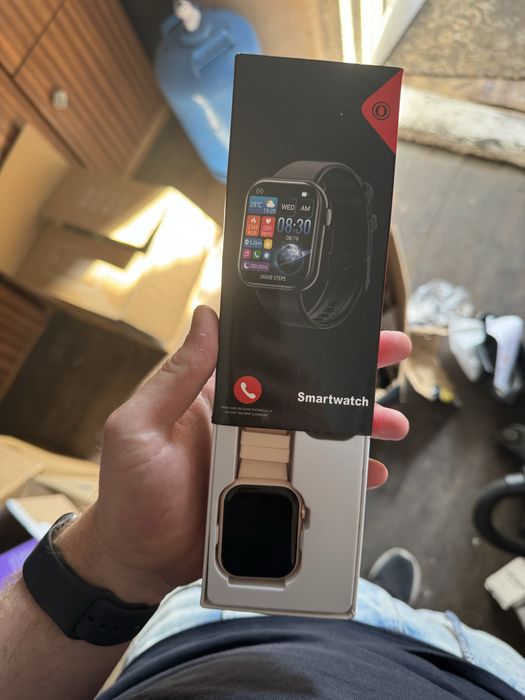 SOUYIE Smartwatch AMOLED 2.04” Rozmowy Zdrowie Sport IP68
