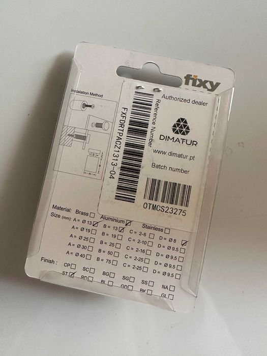 Pack 4 Afastadores Alumínio 13x13