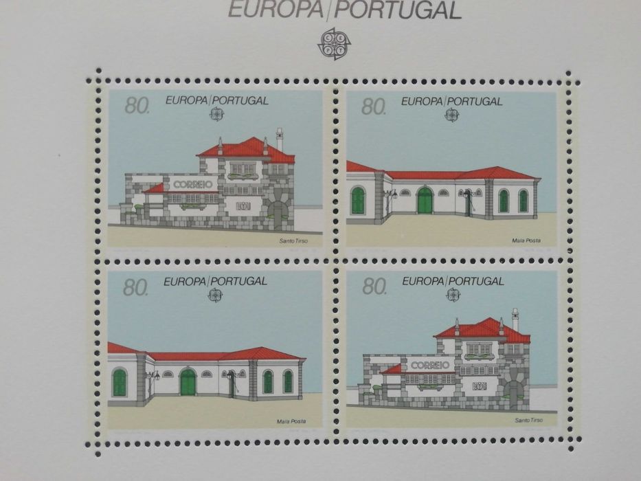 Bloco nº111 Europa-Portugal 1990 -Correios