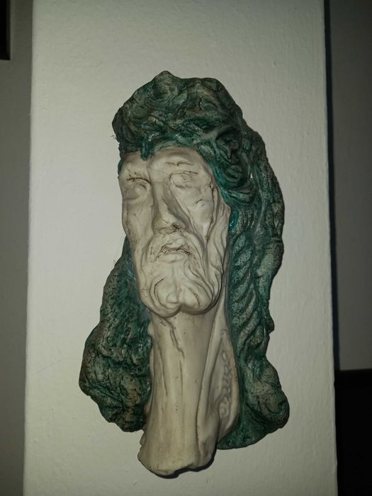 rosto cristo porcelana