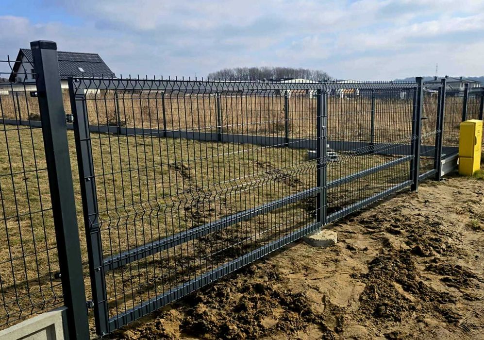 Brama Panelowa 3d. Furtki. Ogrodzenie panelowe