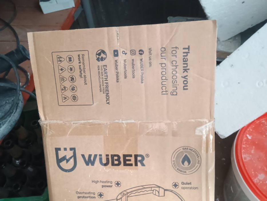 Nagrzewnica gazowa wuber