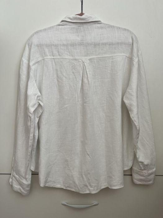 Сорочка з льоном Zara xs m