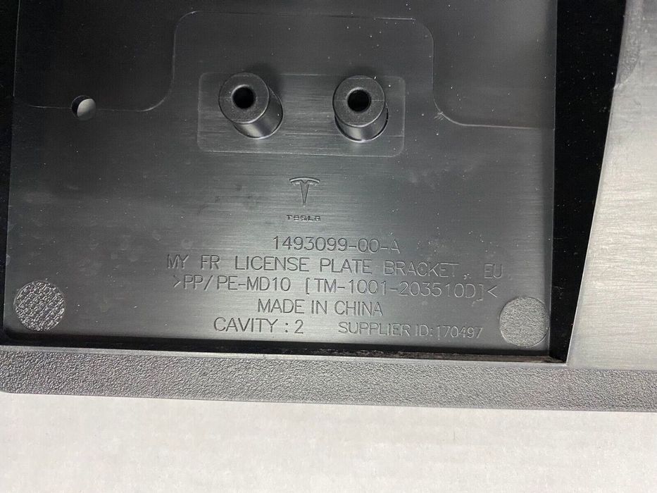Передний задний подиум номерного знака Tesla Model 3 Y Европа