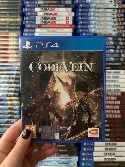 Гра Code Vein на ps4, диск з грою на пс 4, ліцензія