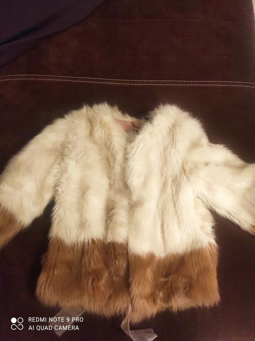 Sztuczne futerko dla dziewczynki 116