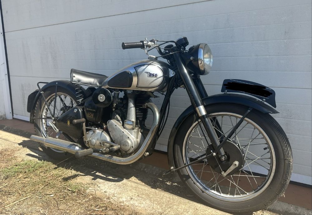 BSA B33 500 1948 Restaurada