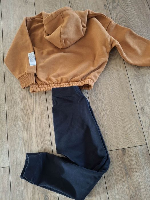 Komplet dres Zara 116 chłopięcy bluza oversize spodnie joggery