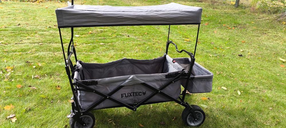 Wózek transportowo-plażowy marki FUXTEC. Oryginał