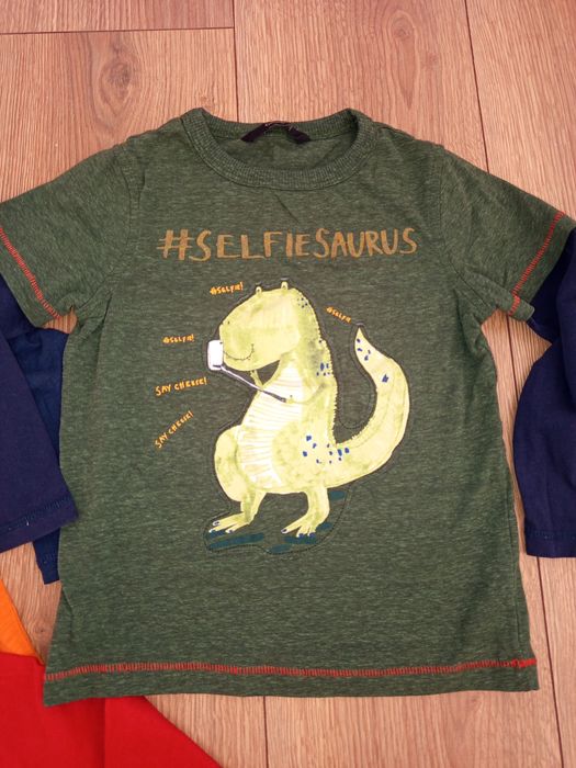 Bluzki chłopięce 98/104 Gap Tu H&m George 4 sztuki