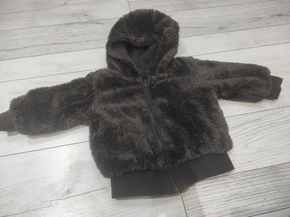 Gruba bluza niemowlęca z kapturem H&M