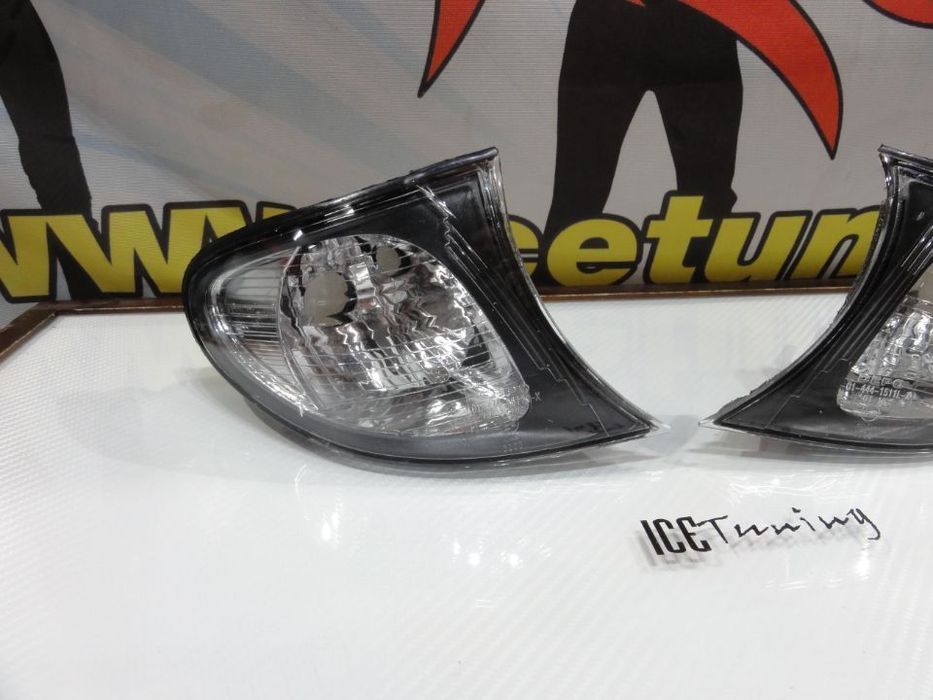 Pisca frontal bmw e46 4p 01-05 fundo cristal