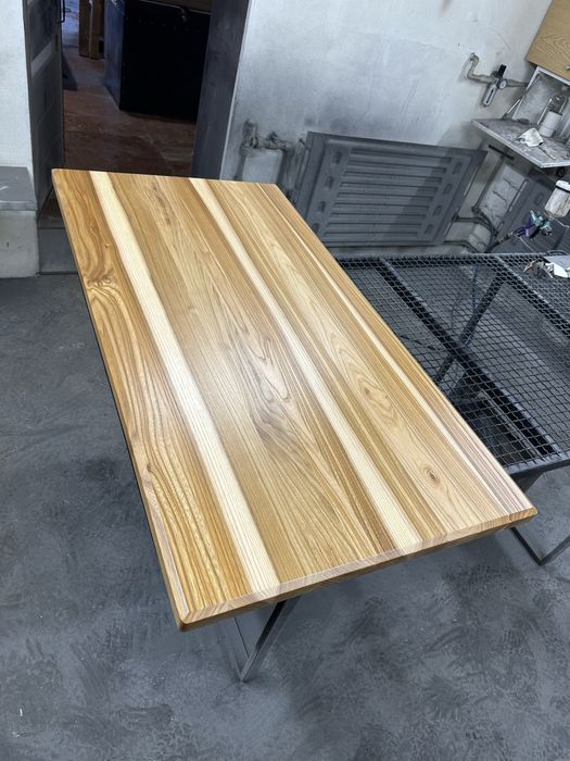 В НАЯВНОСТІ стільниця з вʼязу  1300*700*40 столешница из дерева лофт