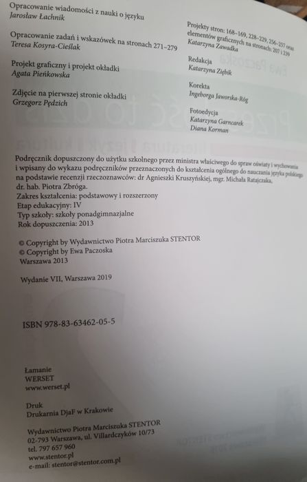 Język polski podręcznik przeszłość to dziś cz.1 klasa 2