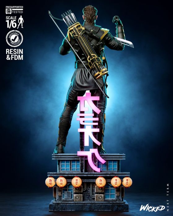 Figurka 3D   Ronin– Fan Art, druk 16K