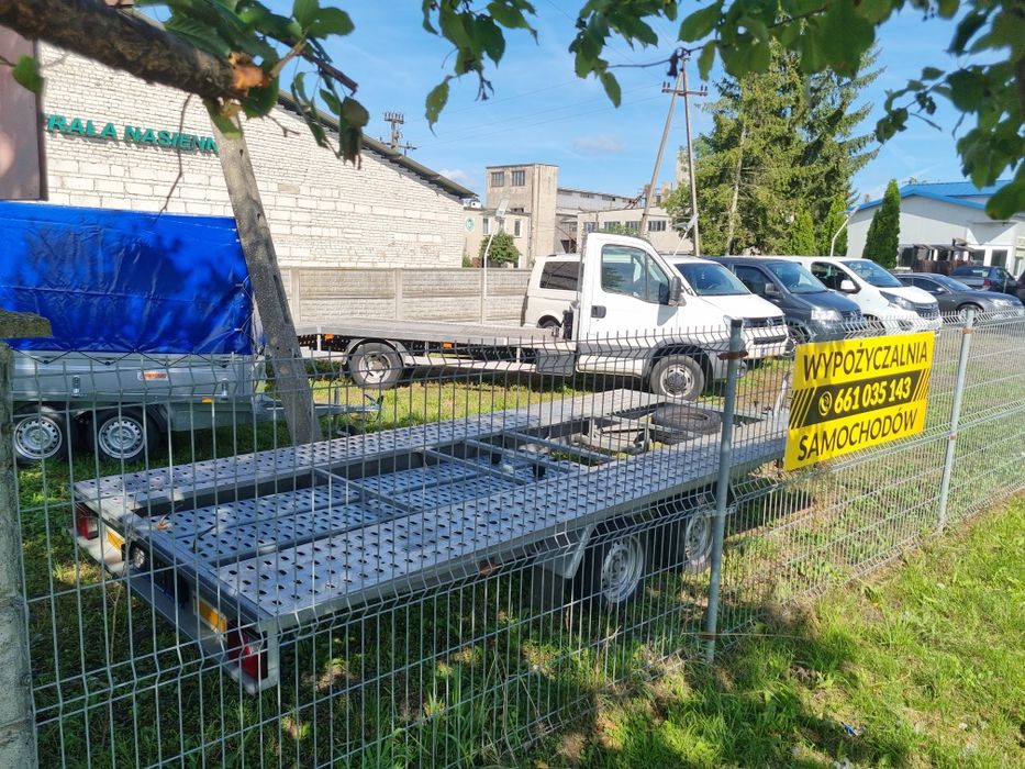 Wypożyczalnia aut osobowych oraz dostawczych, przyczep i lawet