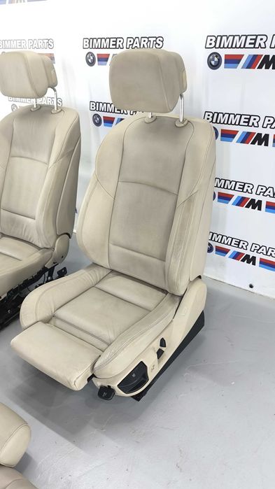 Bancos BMW Serie 5 (F10) Pack M (Couro Bege) Semieléctricos Aquecidos