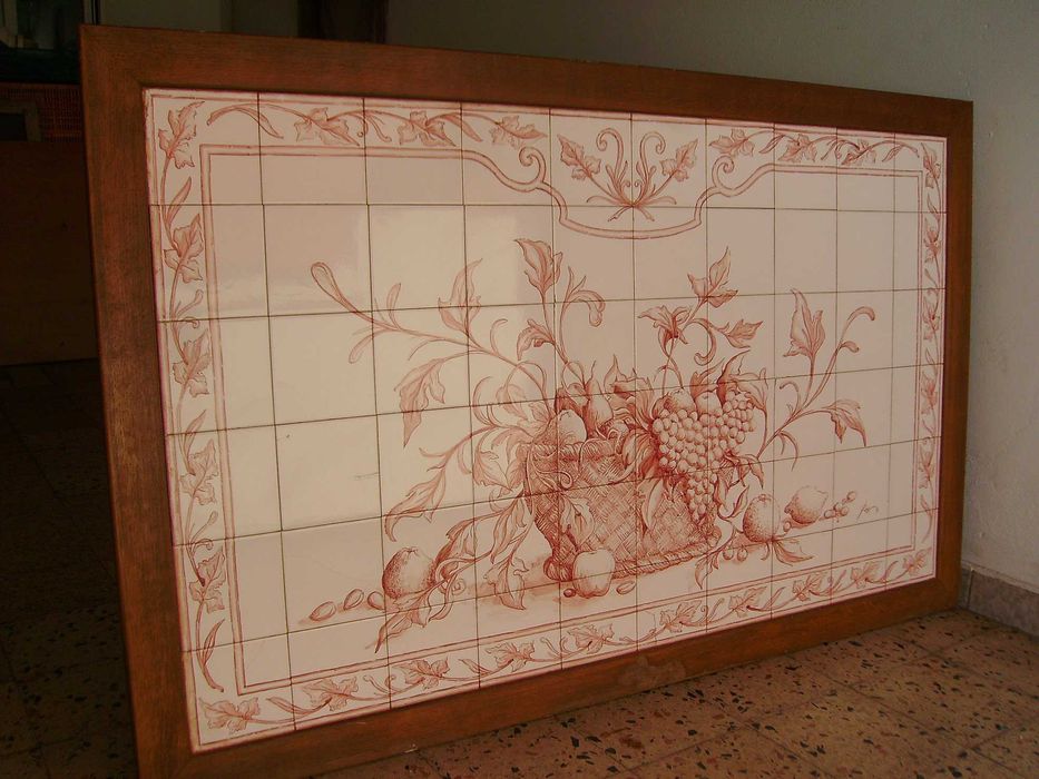 Painel decorativo de azulejos