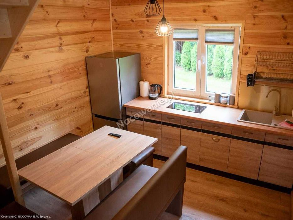 Domek nad jeziorem, Okuninka Jezioro Białe, Domek z Jakuzzi, Strefa relaksu
