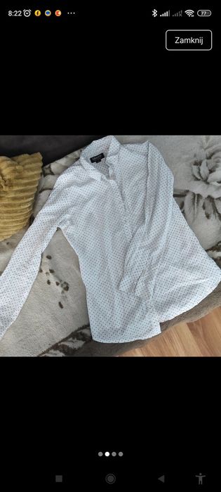 Klasyczna koszula w drobne kropeczki