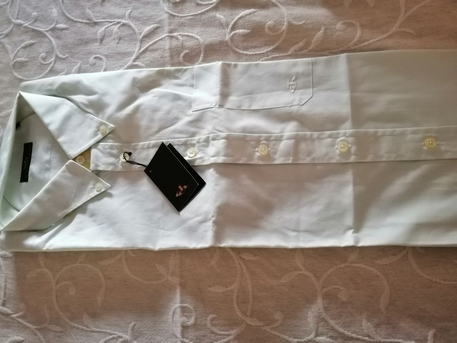 Camisas de homen grandes com manga comprida