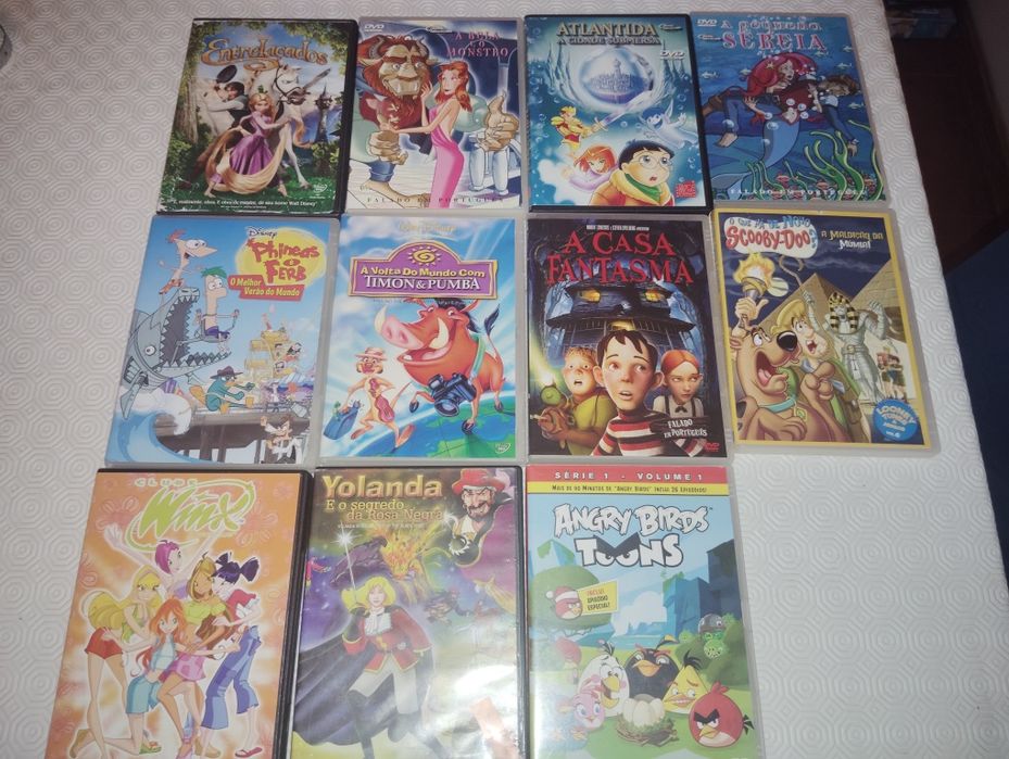 DVDs Filmes Infantis Como Novos