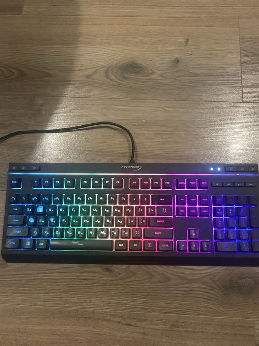 Клавіатура дротова HyperX Alloy Core RGB Membrane Gaming USB