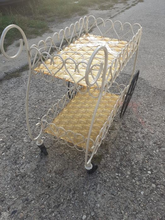 Wózek barek prl, ogrodowy retro lata60 ,shabbyvintage