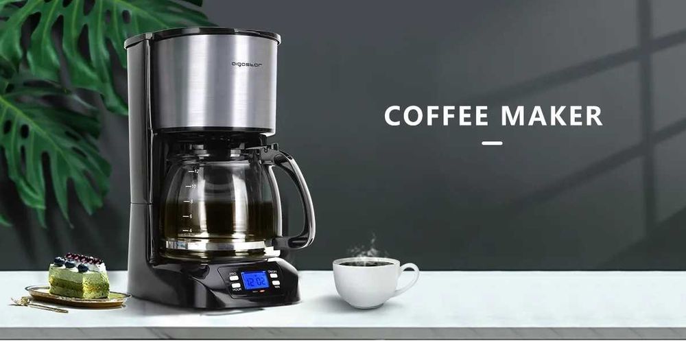 Ekspres przelewowy Benno 1,5 l czarny Aigostar