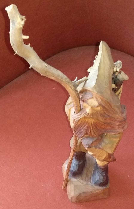 Rzeźba drewniana drewno rękodzieło Karkonosz