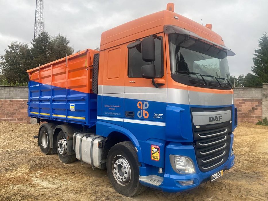 Daf xf самоскид зерновоз самосвал