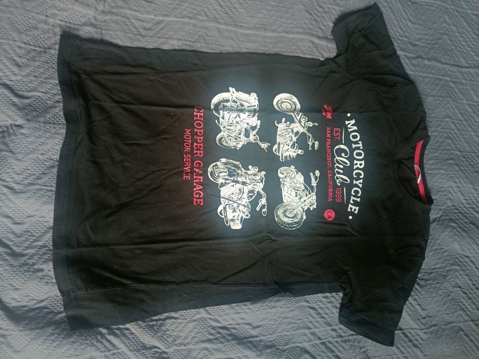 Motocykle t shirt czarny rozmiar L