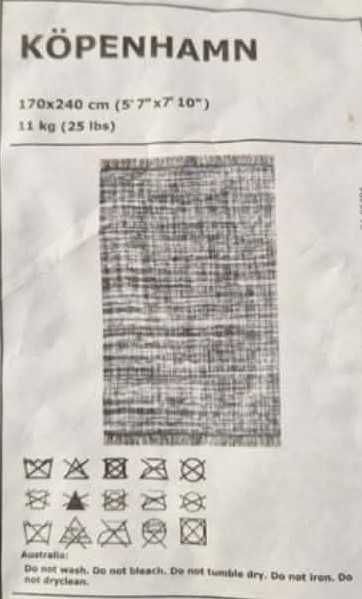 Tapete Lã KÖPENHAMN IKEA 170x240 cm